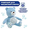 Игрушка мягкая с ночником проектором Chicco Мишка музыкальный, фото 5