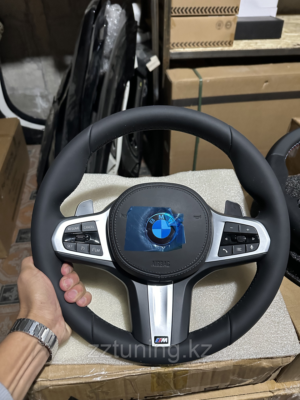 М руль алькантара + карбон Bmw G30 LCI