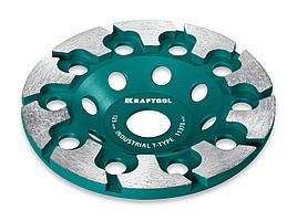 KRAFTOOL  T-Type d 125 мм, сегментная алмазная чашка, INDUSTRIAL (33446-125)