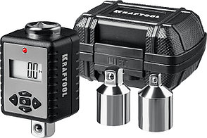 KRAFTOOL  GRAND, 1/2", 40 - 200 Н·м, динамометрический адаптер с переходниками (64044-200)