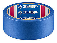 ЗУБР №100 36 мм х 25 м, для гладких и слегка шероховатых поверхностей, малярная лента, Профессионал