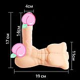 Мужской торс с пенисом с вибрацией, фото 2