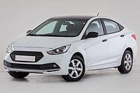 Передний бампер "Style 1" для Hyundai Accent 2010-2014