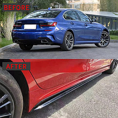 Лезвия на пороги для bmw G20/ G20 LCI