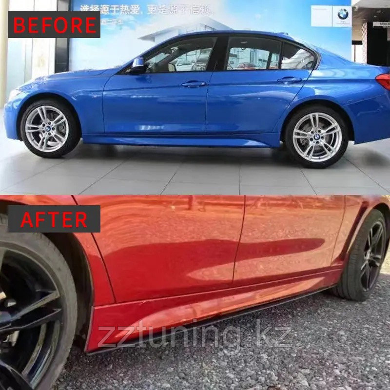 Лезвия на пороги для bmw f30, фото 1