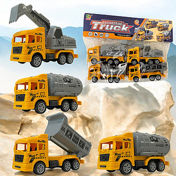 Bq600-1 Строительная спец машина 4в1 в/п Engineering Truck 24*20см