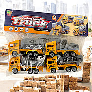Bq600-1 Строительная спец машина 4в1 в/п Engineering Truck 24*20см, фото 4