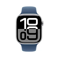 Смарт-часы Apple Watch Series 10 GPS 46mm Silver Al Case with Denim Sport Band