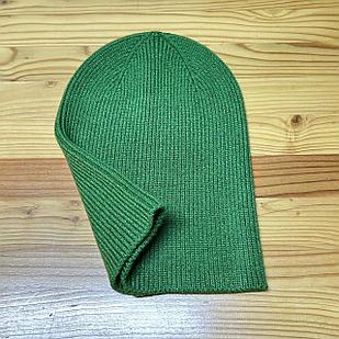 Шапка зимняя мужская (зеленая) 
