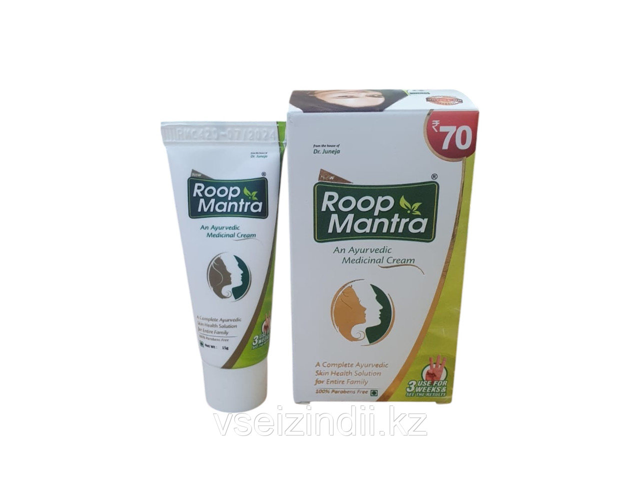 Крем РУП МАНТРА аюрведический медицинский, 15 г., ROOP MANTRA An Ayurvedic Medicinal Cream, фото 1