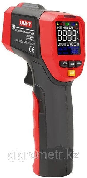 UT301C+ инфракрасный термометр (пирометр) UNI-T (-32 ~ +600°С). Внесён в реестр СИ РК, фото 1