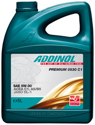 ADDINOL PREMIUM 0530 C1 SAE 5W-30 5L, фото 1