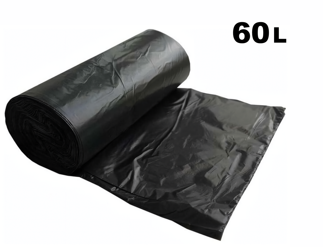 Мешки для мусора 60л (20 шт/рул), 15 микрон, фото 1