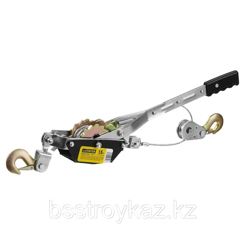 STAYER "MAXPULL" 1.5т 2.4м 4310-1.5 тұтқалы қол шығыры, фото 1