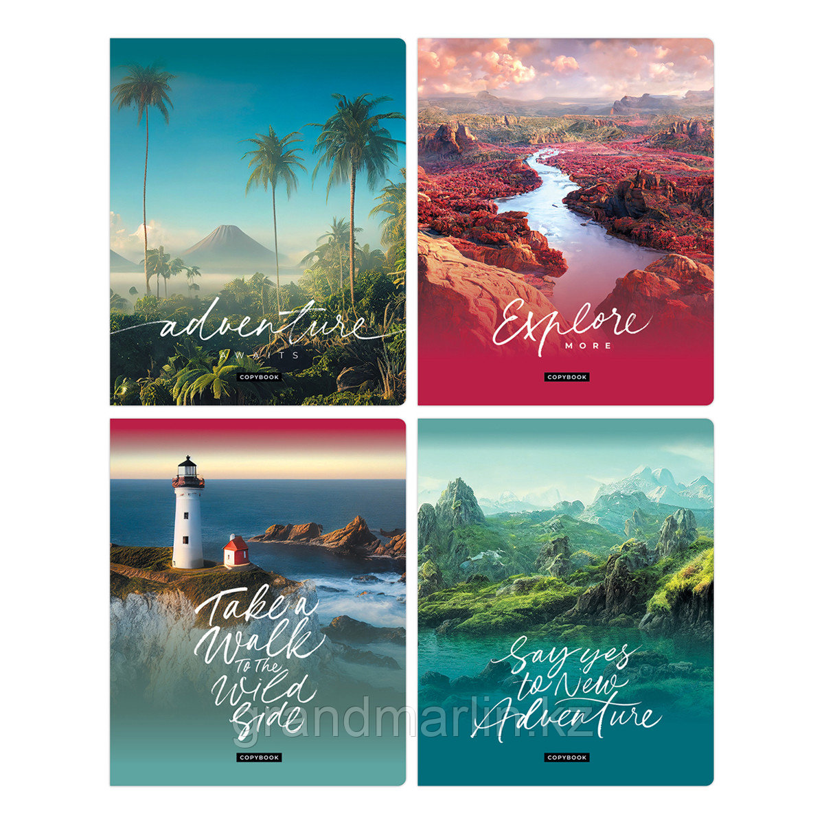 Тетрадь 48л., А5, клетка BG "Жажда странствий", эконом, фото 1