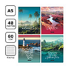 Тетрадь 48л., А5, клетка BG "Жажда странствий", эконом, фото 2