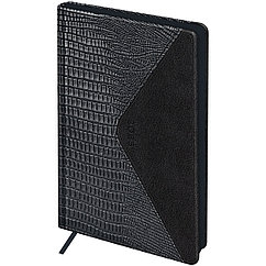 Ежедневник датированный 2025г., А5, 176л., твердый переплет, кожзам, BG "Reptile. Steel", цветной ср