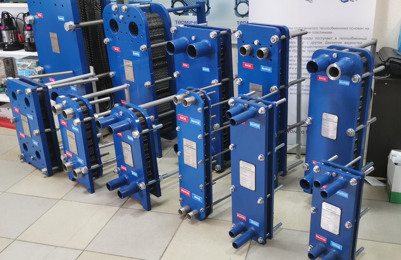 Теплообменник пластинчатый для системы ГВС до 1000 л/ч Ares (Danfoss, Sondex), фото 1