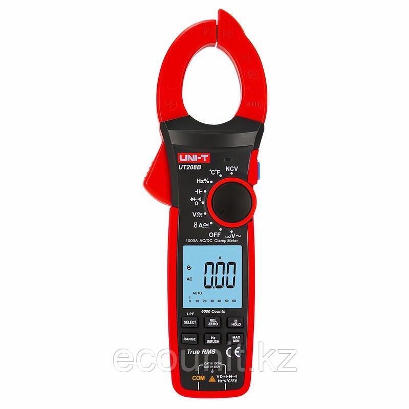 UNI-T UT208B Токоизмерительные клещи True RMS до 1000А (AC/DC) с функцией мультиметра (В РЕЕСТРЕ СИ РК)