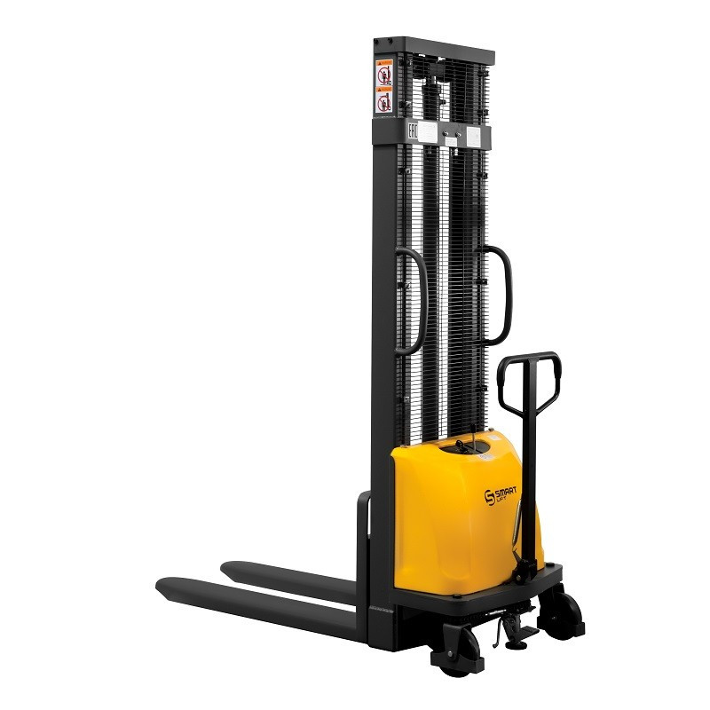 Штабелер с электроподъемом SMARTLIFT CDD15B-E (1500 кг, 3 м, 12В/120Ач)