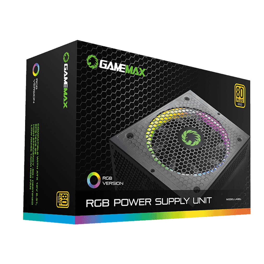 Блок питания Gamemax RGB1050 PRO BK Gold, фото 1