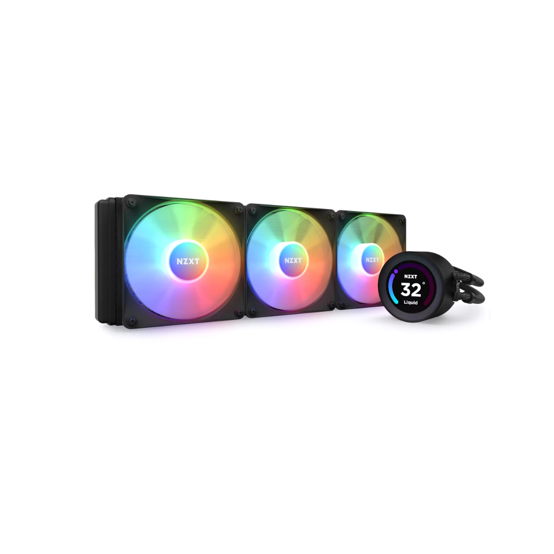 Кулер с водяным охлаждением NZXT Kraken Elite 360 RGB RL-KR36E-B1 Black, фото 1