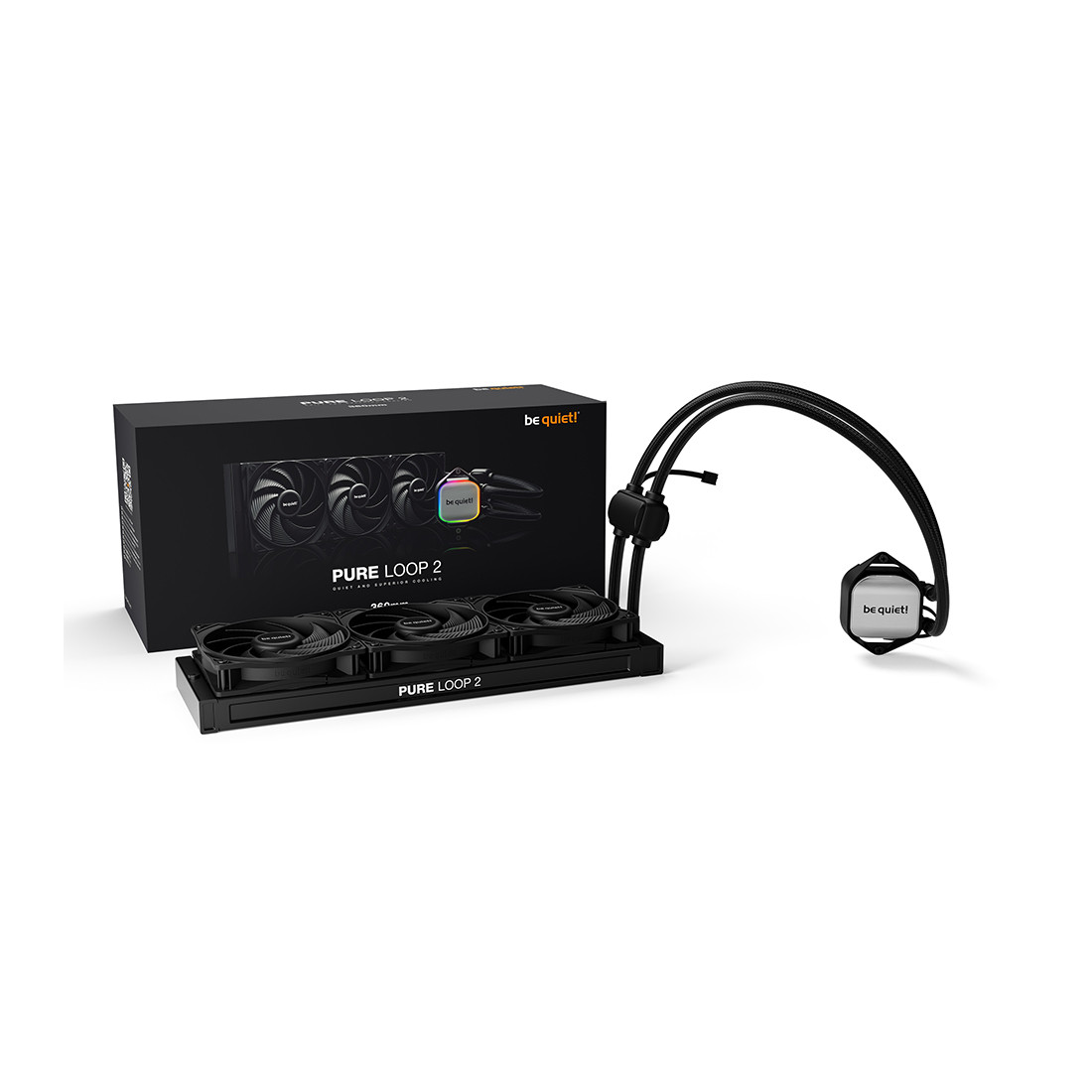 Кулер с водяным охлаждением Bequiet! Pure Loop 2 FX 360mm