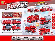 Bq600-2 Пожарная спец машина 4в1 в/п Fire Rescue Forces 23*20см, фото 3