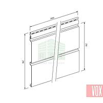 Сайдинг панель VOX SXP-05 Max-3 (бук), фото 3
