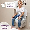 Накладка на унитаз Kidwick "Флиппер" розовый-т.розовый, фото 2