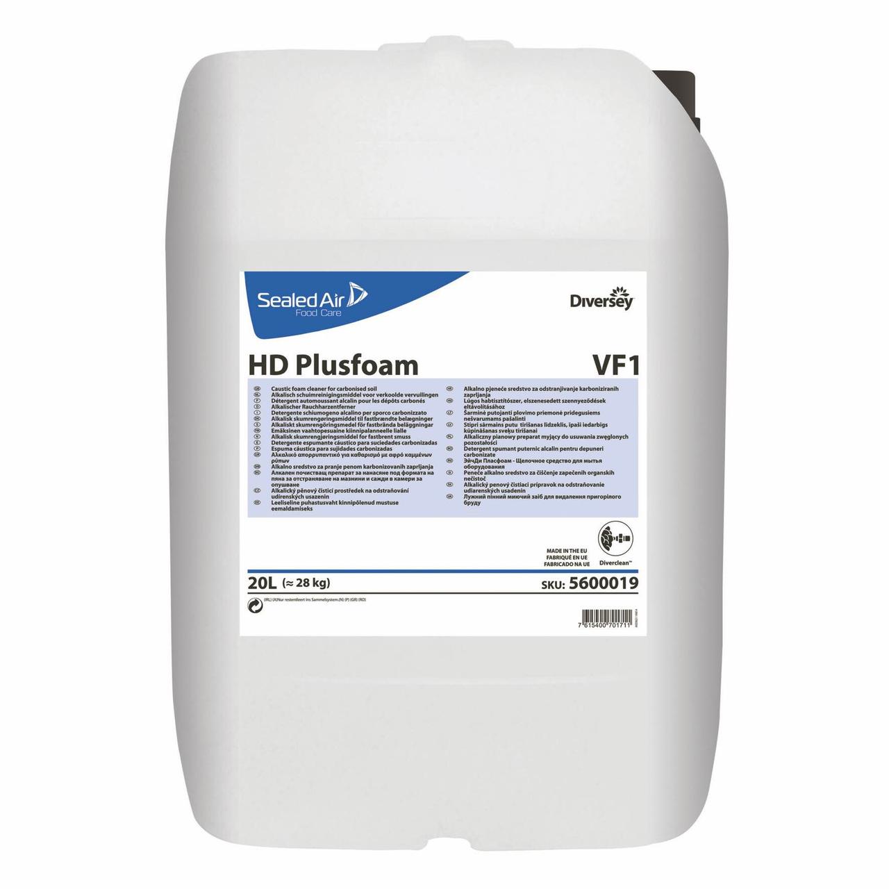 Diversey HD PLUSFOAM 28.4 kg - средство от пригорелого жира, фото 1