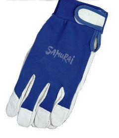 SAMURAI Перчатки рабочие защитные синие М