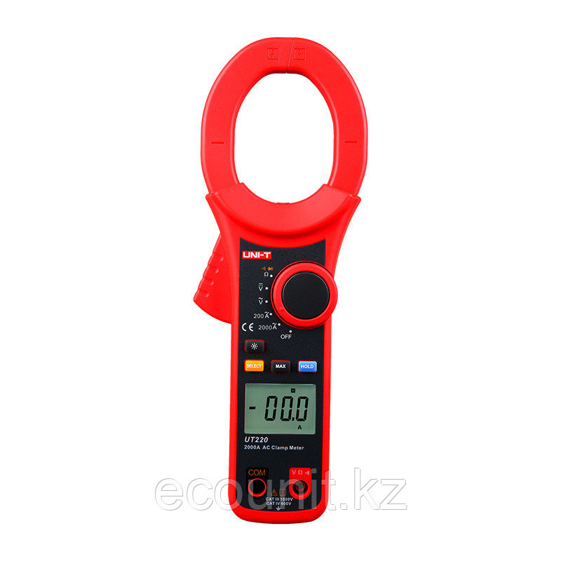 UNI-T UT220 Токоизмерительные клещи True RMS до 2000А (AC/DC) с функцией мультиметра (В РЕЕСТРЕ СИ РК)
