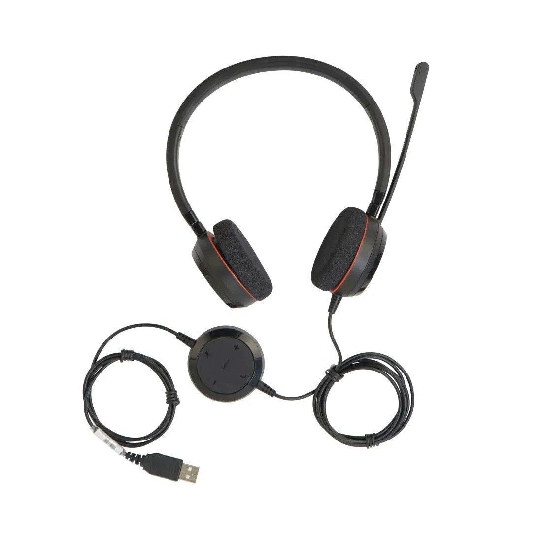 Гарнитура Jabra EVOLVE 20 Stereo MS USB-C, фото 1