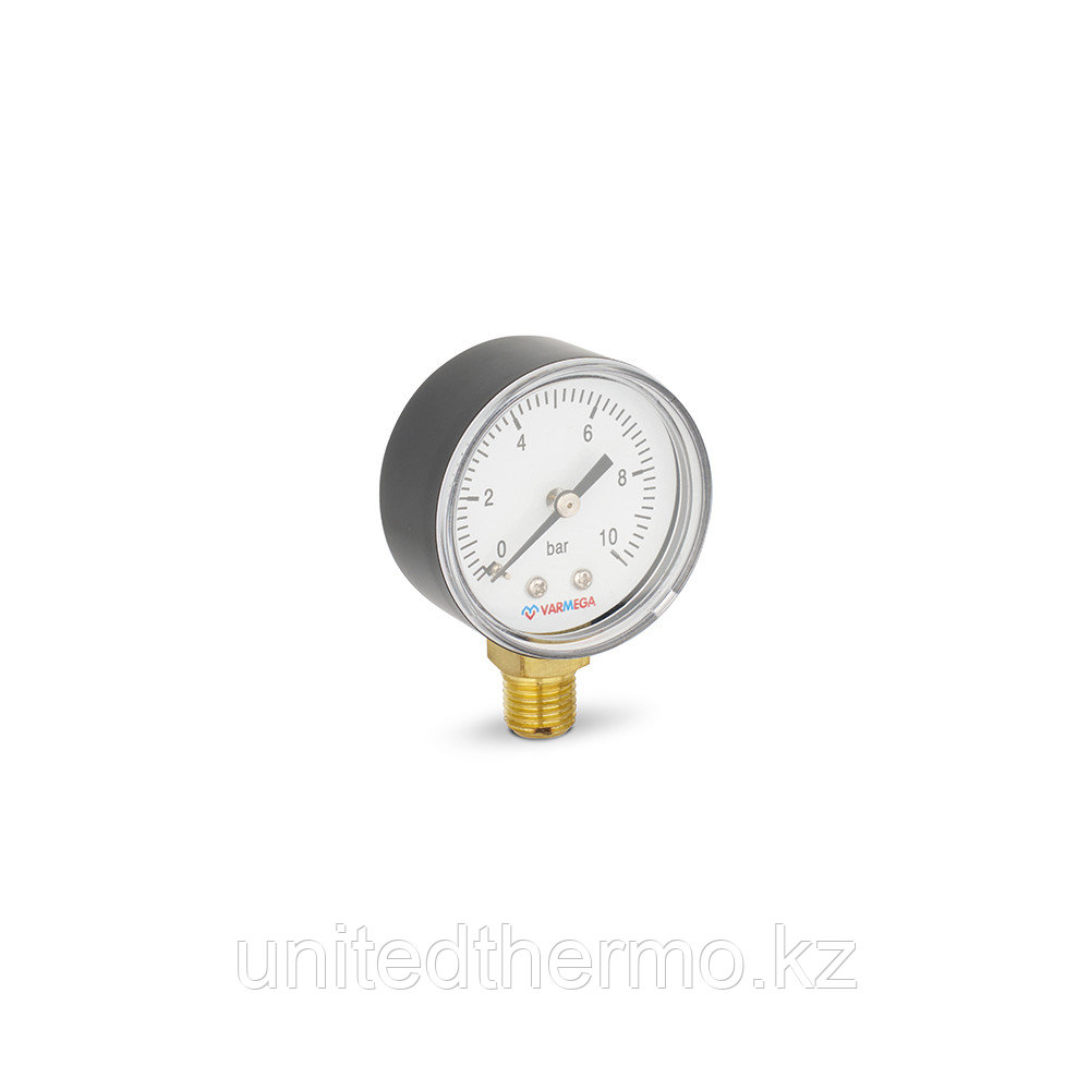 Манометр 50 мм, 10 бар, 1/4" радиальные