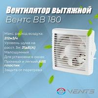Вентилятор оконный Вентс ВВ 180