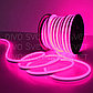 Флекс неон SMD 8*16мм, синий, красный, зелёный, розовый.  Led Flex neon 16*8 мм, гибкий неон 220 v, все цвета., фото 5