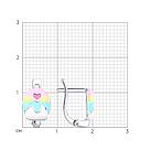 Серьги из серебра с эмалью 94-120-02193-1, фото 5