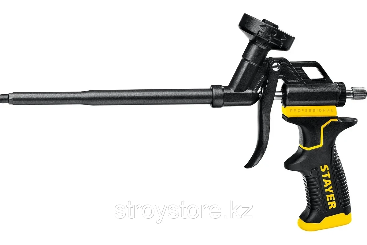 Пистолет тефлоновый для монтажной пены, STAYER  Black Pro