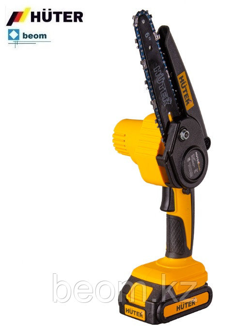 Аккумуляторная цепная пила Huter ELS-20Li ( 2 А*ч | 20 В | Вес 1.813 кг | Длина шины, мм/дюйм 150/6 | 1 АКБ)