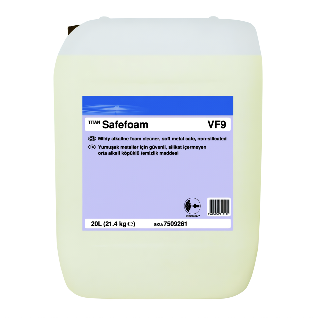 Diversey Safefoam VF9 - щелочное пенное средство для ежедневной и периодической мойки пищевого оборудования
