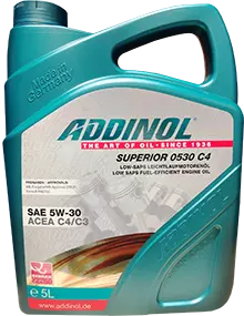 ADDINOL SUPERIOR 0530 C4 SAE 5W-30 5L
