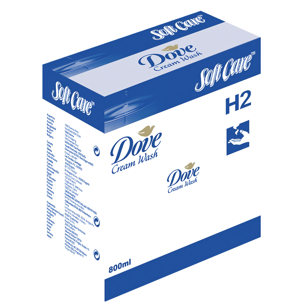 Softcare Sens Cream Wash 24*0.25l - жидкое крем-мыло для чувствительной кожи, фото 1