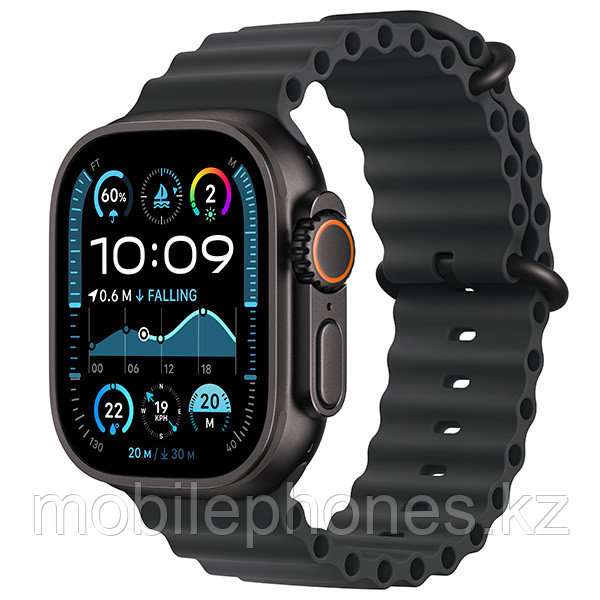 Смарт-часы Apple Watch Ultra 2 GPS + Cellular 49mm Black Titanium Case with Black Ocean Band