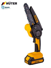 Аккумуляторная цепная пила Huter ELS-20-Li-2К ( 2 Ач | 20В | Вес 2.833 кг | Длина шины, мм/дюйм 150/6 | 2 АКБ)