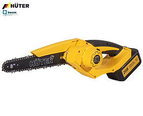 Аккумуляторная цепная пила Huter ELS-20/8-Li-BL ( 4 Ач| 20В| Вес 2.361 кг | Длина шины, мм/дюйм 200/8 | 1 АКБ)