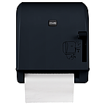 Диспенсер рулонных бумажных полотенец Vialli K8В (медицинский, локтевой, чёрного цвета), фото 2