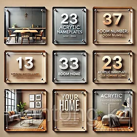 Руководство по применению акриловых табличек