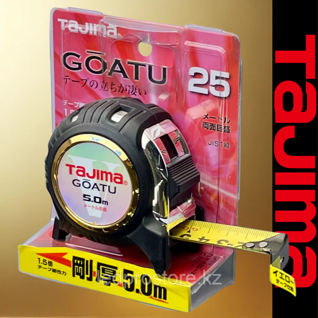 Рулетка TAJIMA G3 GOLD 5.0 м 25 мм.