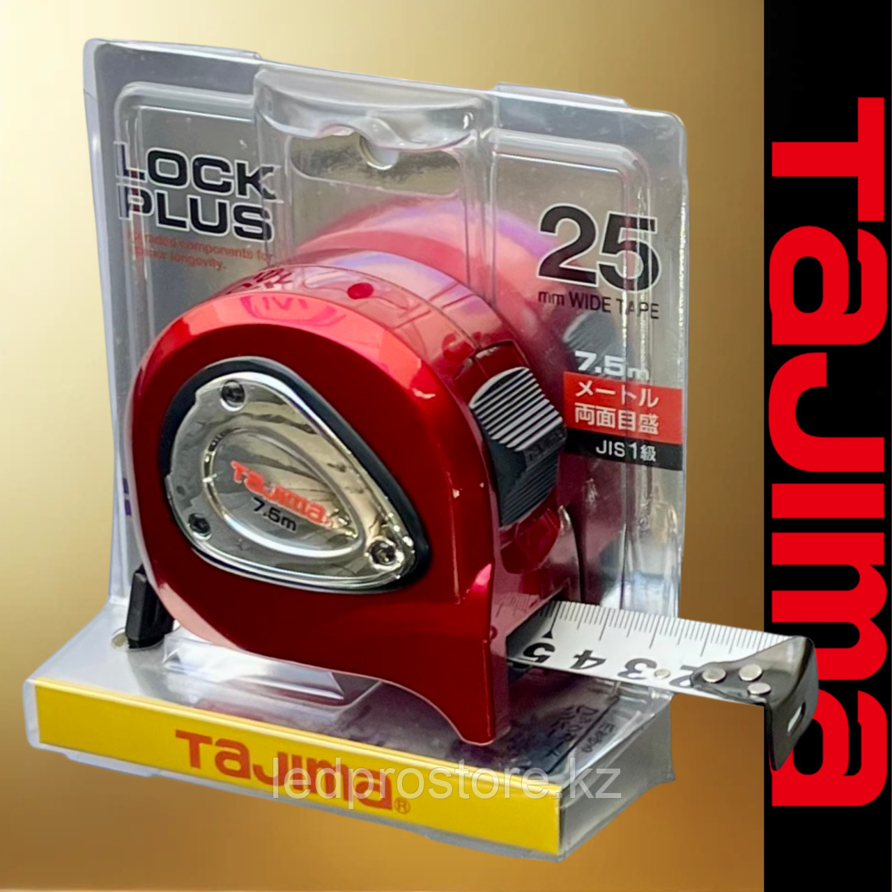 Рулетка TAJIMA G3 RED 7.5 м 25 мм.